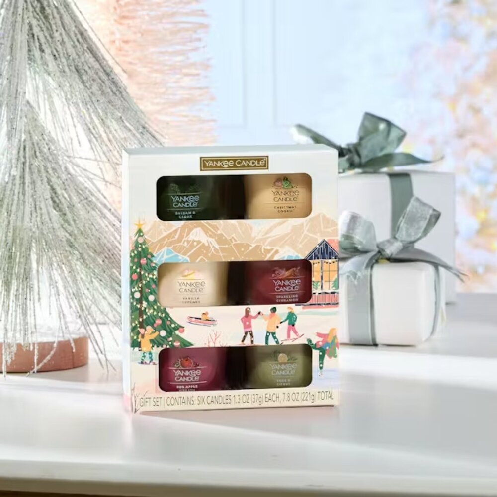 Holiday collection 6  candle Mini Set